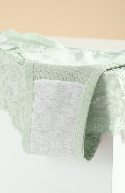 Eco-friendly Women's Breathable Comfort Lace Briefs