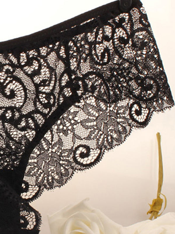 Eco-friendly Women's Breathable Comfort Lace Briefs