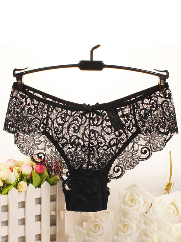 Eco-friendly Women's Breathable Comfort Lace Briefs