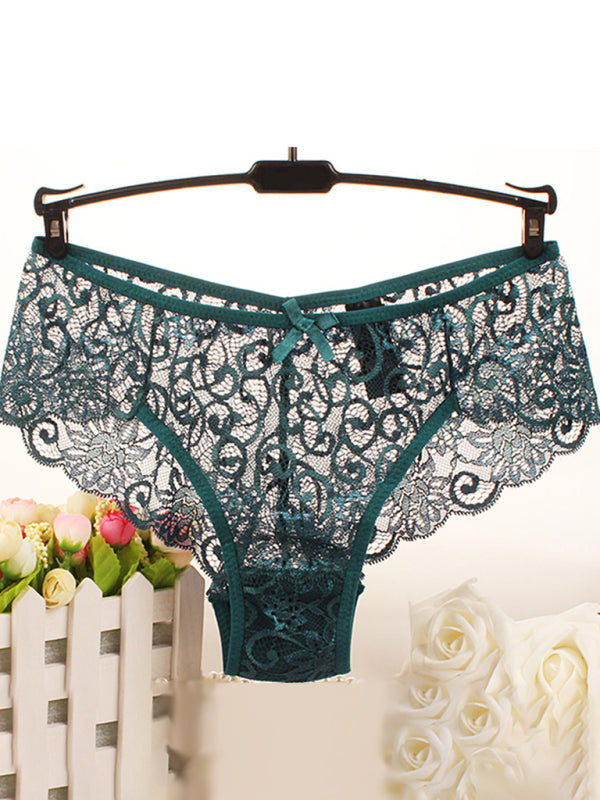 Eco-friendly Women's Breathable Comfort Lace Briefs