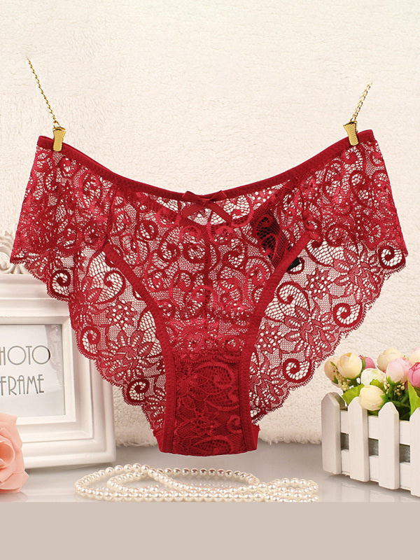 Eco-friendly Women's Breathable Comfort Lace Briefs