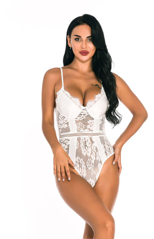 Eco-friendly Ladies Sexy Babydoll Lace Nightgown
