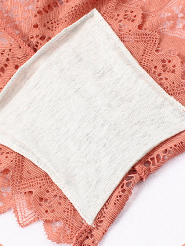 Eco-friendly Women's Lace Cross Strap Comfortable Briefs