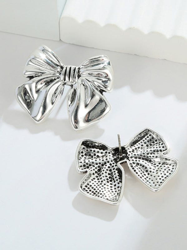Eco-friendly New bow earrings, high-end personalized earrings