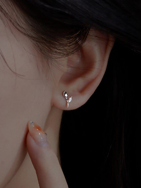 Eco-friendly New flower earrings, personalized and elegant tulip earrings