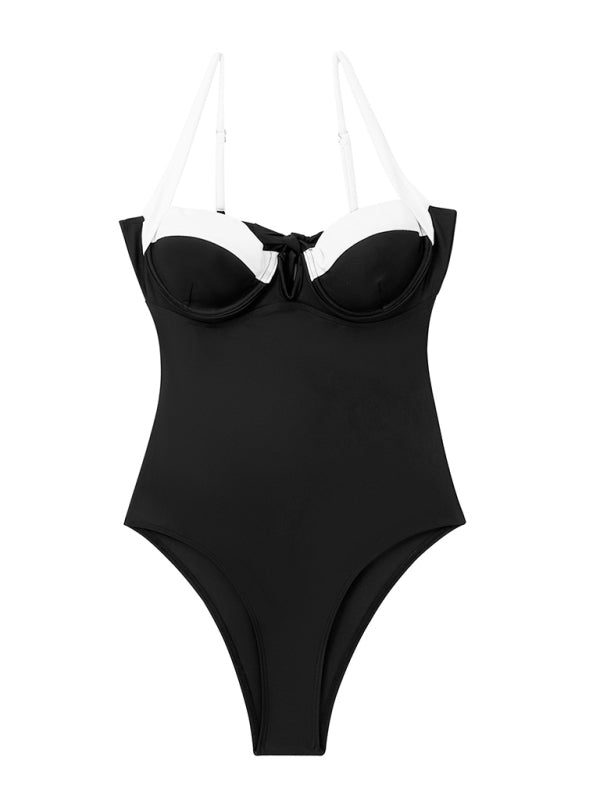 Eco-friendly Women's New One-piece Swimsuit Slim High Stretch Swimsuit