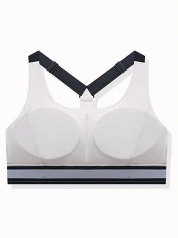 Eco-friendly New adjustable shoulder strap sports bra fitness shockproof comprehensive training sports suit