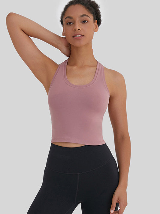 New tight-fitting, high-elastic and beautiful back sports, leisure and versatile yoga vest